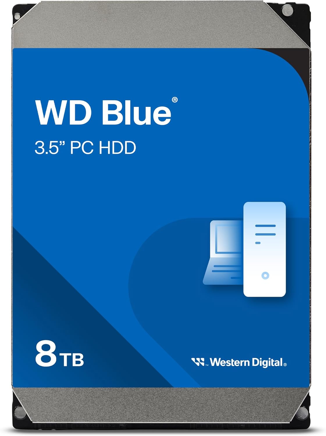 Disco Rígido Western Digital 8TB WD Blue 5640 RPM, SATA 6 Gb/s, 256 MB de caché, 3.5"
